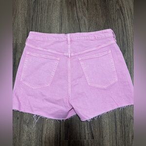 Plus size pink Jean shorts